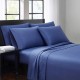  680 Thread Count 6-piece Sheet Set, Dark Blue, California King