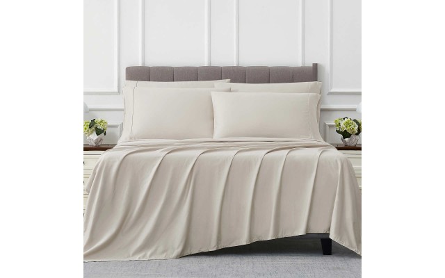  680 Thread Count 6-piece Sheet Set, Beige, Split California King