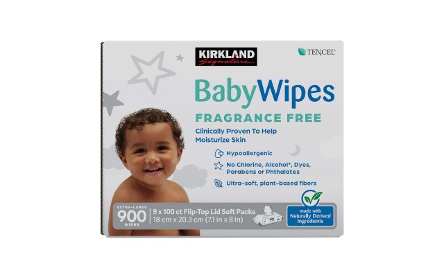  Baby Wipes Fragrance Free, 900-count