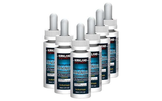  Hair Regrowth Treatment Extra Strength for Men, 5% Minoxidil Topical Solution, 2 fl. oz, 6-pack