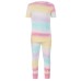  Kids' 4-piece Cotton PJ Set, Hearts, One Color, 6