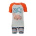  Kids' 4-piece Cotton PJ Set, Construction, One Color, 10