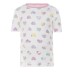 Kids' 4-piece Cotton PJ Set, Hearts, One Color, 3T