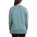  Ladies' Cozy Crewneck, Blue, Large