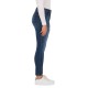  Ladies' High-Rise Skinny Jean, Blue, 10