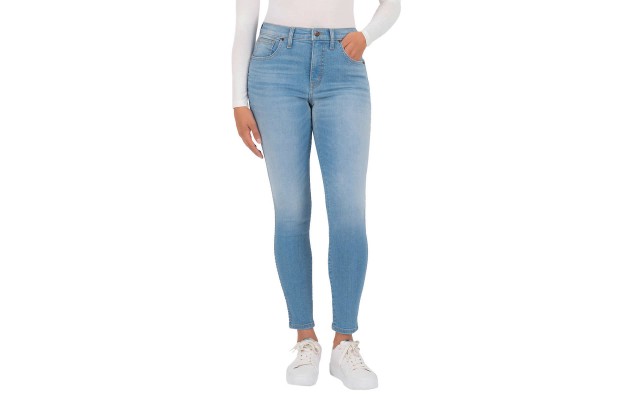  Ladies' High-Rise Skinny Jean, Light Blue, 4