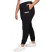  Ladies' Logo Jogger, Black, Large