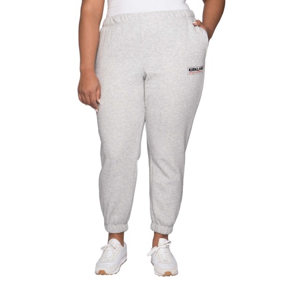  Ladies' Logo Jogger, Gray, X-Small