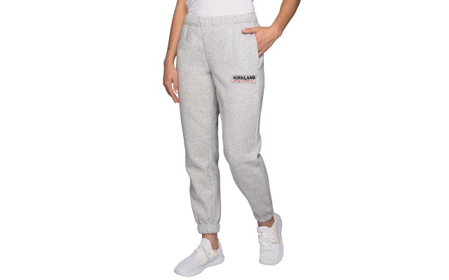  Ladies' Logo Jogger, Gray, Large