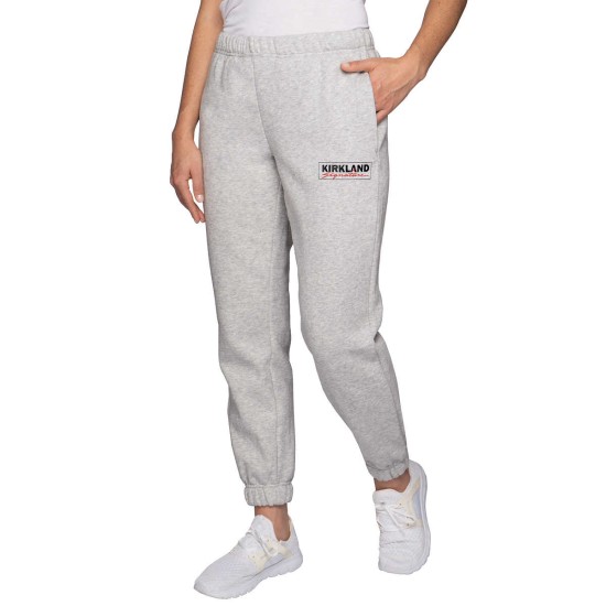  Ladies' Logo Jogger, Gray, Medium