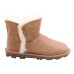 Ladies' Shearling Boot, Tan, 10