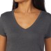  Ladies' V-Neck Tee, 2-pack, Blue, Small