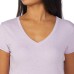  Ladies' V-Neck Tee, 2-pack, Purple, Small