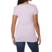  Ladies' V-Neck Tee, 2-pack, Purple, X-Small