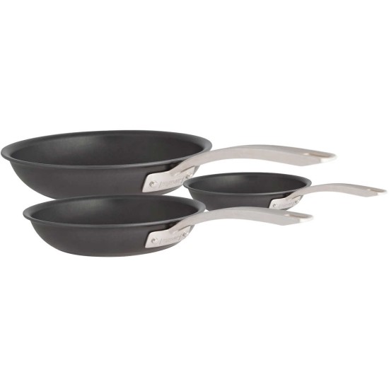  Non-Stick Hard Anodized 3-Piece Sauté Pans