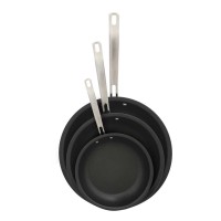 Kirkland Signature Non-Stick Hard Anodized 3-Piece Sauté Pans