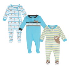 Koala Baby Infant 3-pack Coverall, Sloth