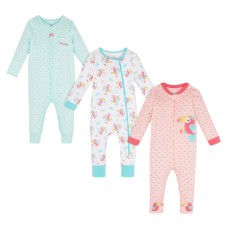 Koala Baby Infant 3-pack Coverall, Toucan