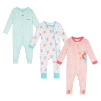 Koala Baby Infant 3-pack Coverall, Toucan, One Color, 3 Months