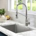  30″ Undermount Single Bowl Kitchen Sink with 18″ Commercial Kitchen Faucet
