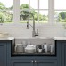  30″ Undermount Single Bowl Kitchen Sink with 18″ Commercial Kitchen Faucet