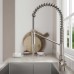  33″ Dual Mount Single Bowl Kitchen Sink with 22″ Commercial Kitchen Faucet