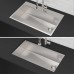  33″ Dual Mount Workstation Sink with 18″ Commercial Kitchen Faucet