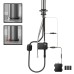 Tall Modern Single-Handle Touch Kitchen Sink Faucet with Pull Down Sprayer, Matte Black