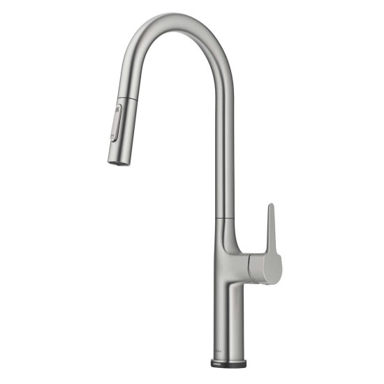  Tall Modern Single-Handle Touch Kitchen Sink Faucet with Pull Down Sprayer, Stainless Steel