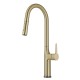  Tall Modern Single-Handle Touch Kitchen Sink Faucet with Pull Down Sprayer, Gold