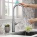  Tall Modern Single-Handle Touch Kitchen Sink Faucet with Pull Down Sprayer, Stainless Steel