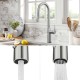  Tall Modern Single-Handle Touch Kitchen Sink Faucet with Pull Down Sprayer, Stainless Steel