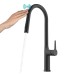  Tall Modern Single-Handle Touch Kitchen Sink Faucet with Pull Down Sprayer, Matte Black