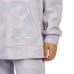  Ladies' Fleece Hoodie, Purple, Large