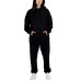  Ladies' Fleece Jogger, Black, Large