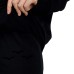  Ladies' Fleece Jogger, Black, Large
