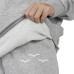  Ladies' Fleece Jogger, Gray, Large