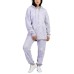  Ladies' Fleece Jogger, Purple, Medium