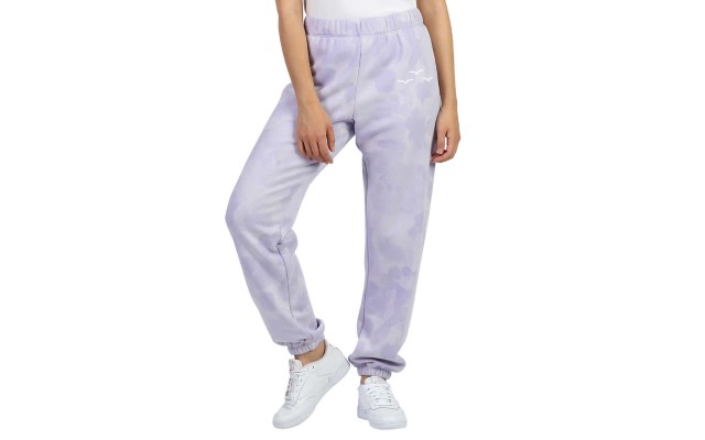  Ladies' Fleece Jogger, Purple, Medium