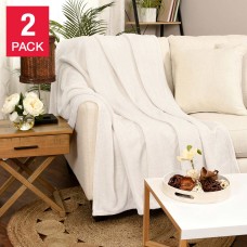 Life Comfort Eco Plush Throw2-pack