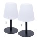 Light Your Patio Rechargeable Mini Lamp, 2-pack