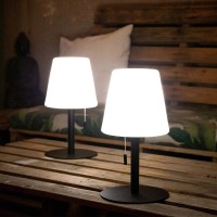 Light Your Patio Rechargeable Mini Lamp, 2-pack
