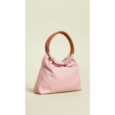 Little Liffner Small Double Ring Leather Tote, Pink