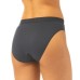  Ladies' Hi Cut, 5-pack, Black, Large