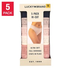 Lucky Brand Ladies' Hi Cut, 5-pack