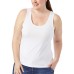  Ladies' Tank, 4 pack, Black, X-Large