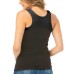  Ladies' Tank, 4 pack, Black, Large