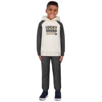 Lucky Kids' 2-piece Fleece Set, Charcoal, One Color, 4T