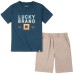 Lucky Kids' 2-piece Set, Blue, One Color, 3T