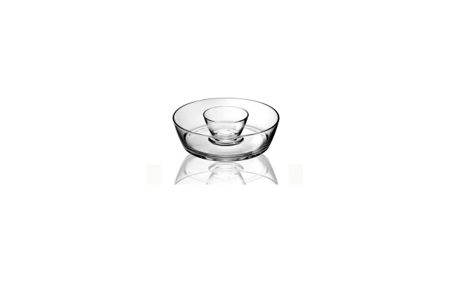  Gallerie 2-Piece Glass Chip and Dip Bowls Party Set